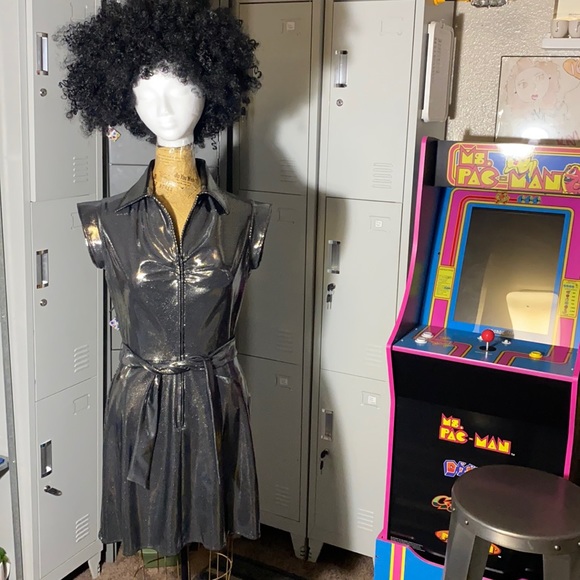 The Attic Las Vegas metallic dress Small - Picture 1 of 17